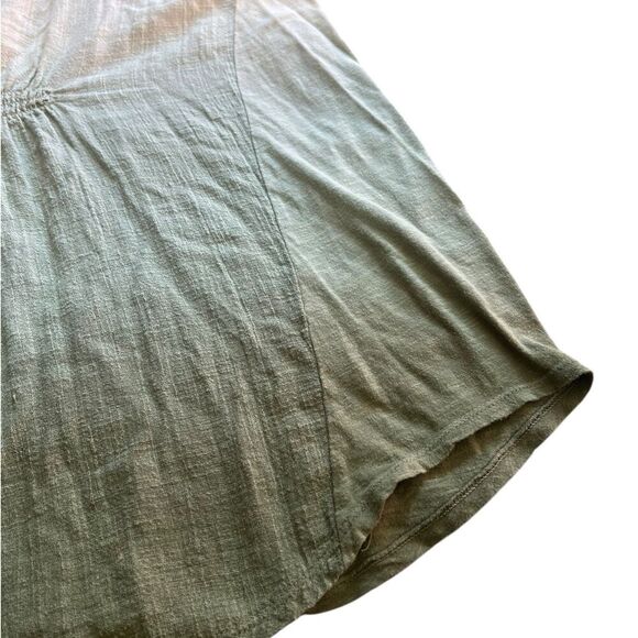 Lucky Brand Ombré Green Multi Media Tank Top M - Picture 3 of 4